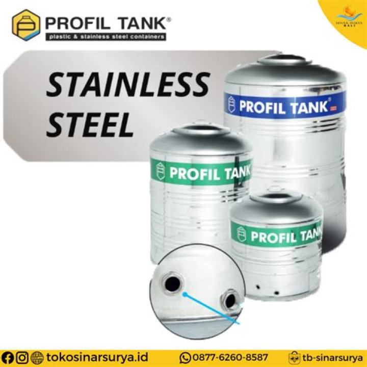 Apakah Maspion menawarkan tangki air stainless steel?
