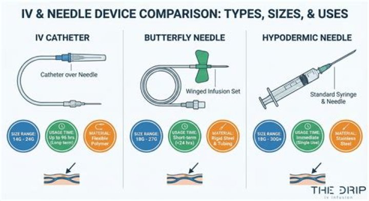 Are butterfly needles better?