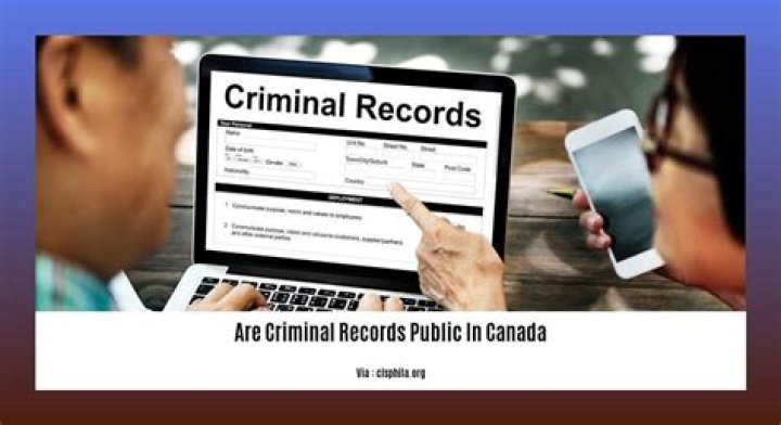 Are criminal records public?