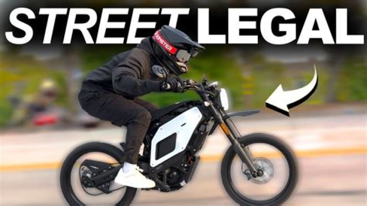 Are Enduro bikes street legal in California?