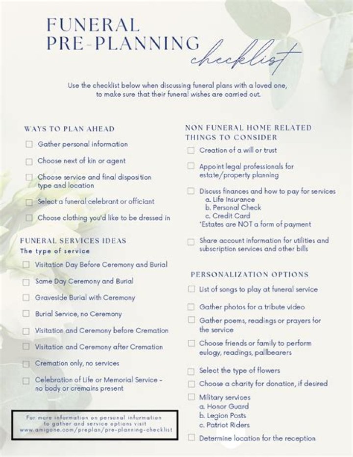 Are funeral plans legally binding?
