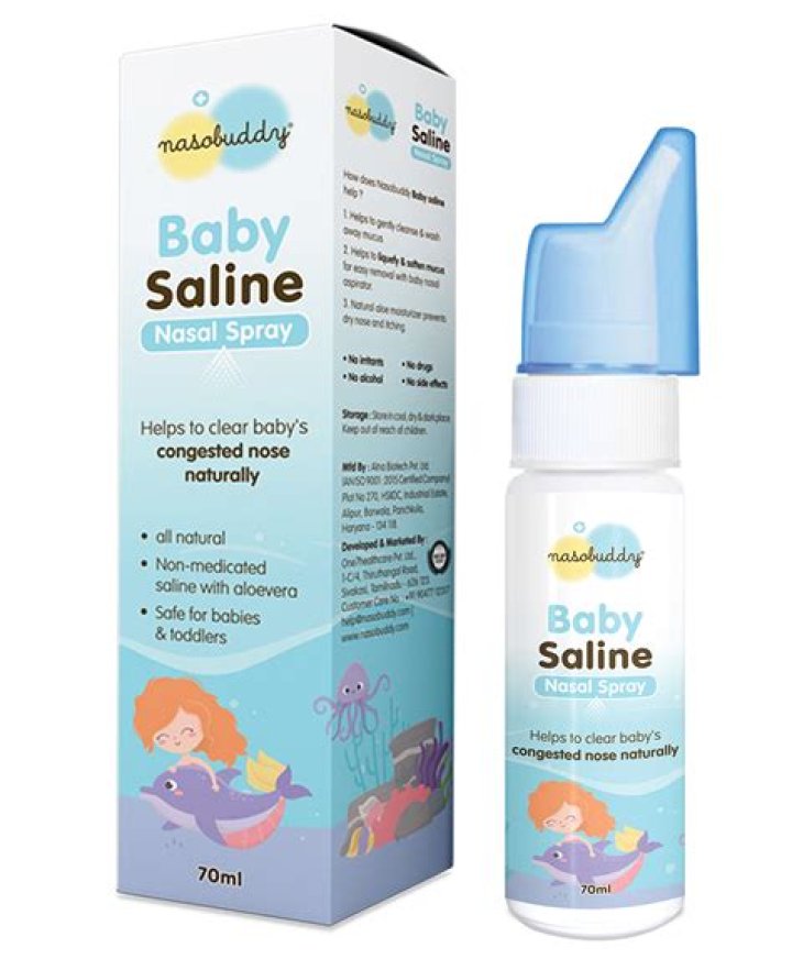 Are saline drops bad for babies?