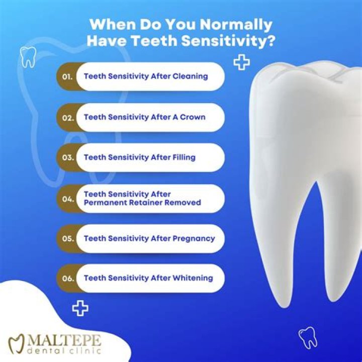 Are teeth more sensitive to hot or cold?