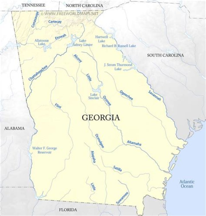 Are there any rivers in Atlanta Georgia?