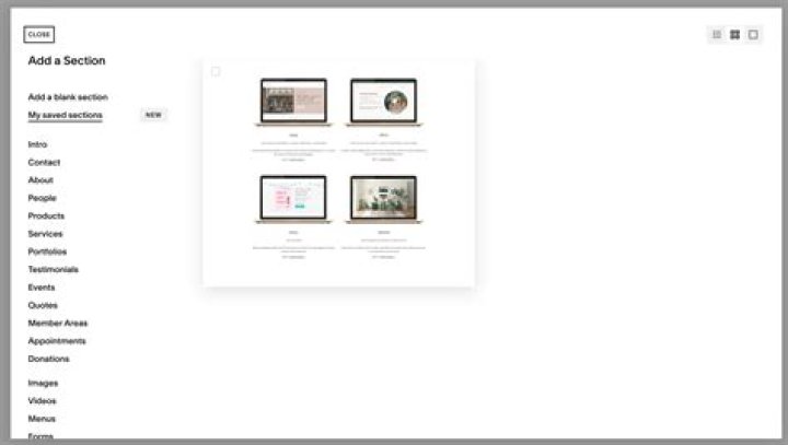Are there templates in Squarespace?