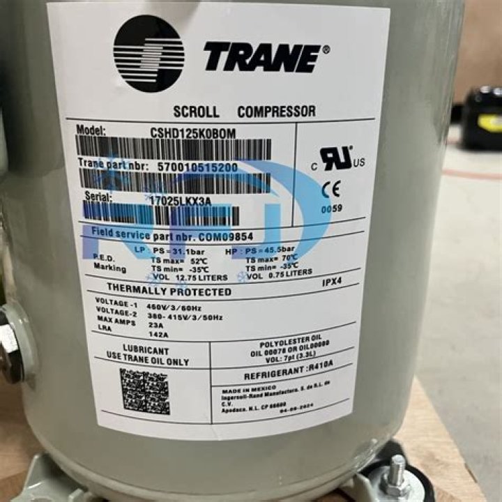 Are Trane compressors scroll?