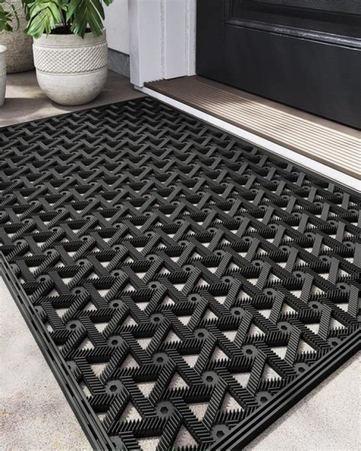 Are welcome mats supposed to be inside or outside?