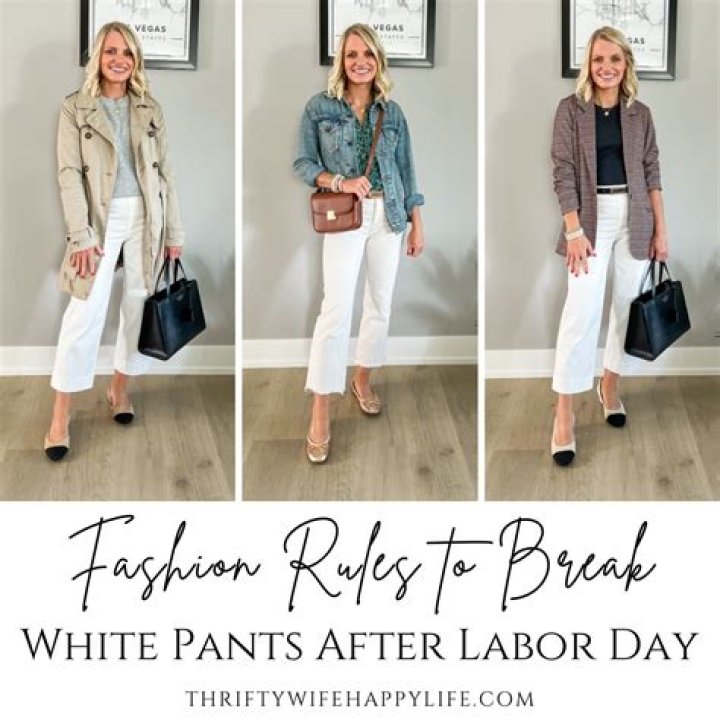 Are white jeans OK after Labor Day?