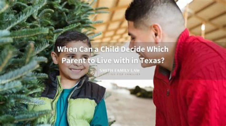 Can a 15 year old choose which parent to live with in California?