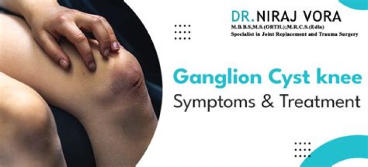 Can a ganglion cyst in the knee cause pain?