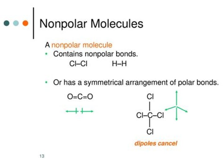 Can a nonpolar molecule have a polar bond?
