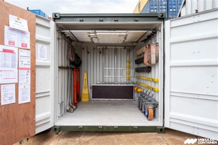 Can a shipping container be used as a gun safe?