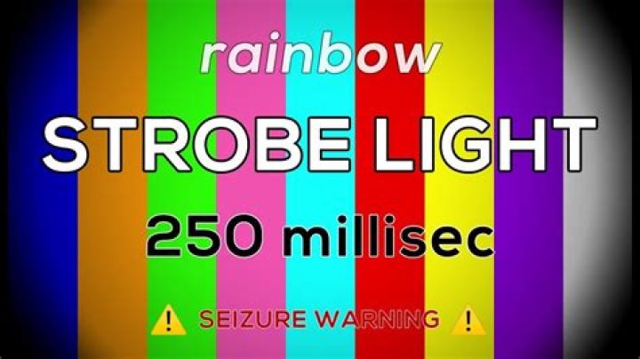 Can a strobe light cause seizures?