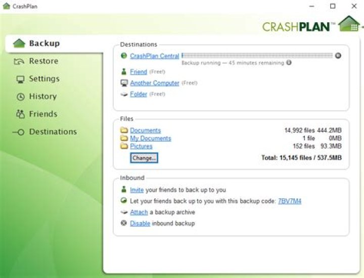 Can CrashPlan backup virtual machines?