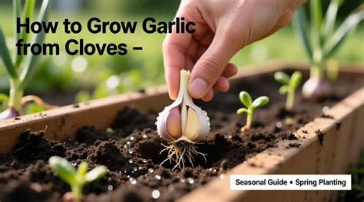 Can garlic be grow from sprouting cloves?