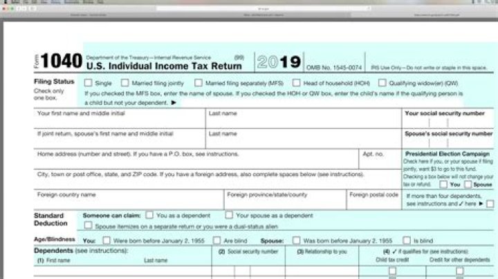 Can I get a 1040 tax form?