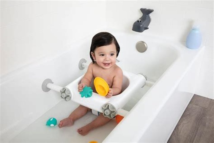Can I keep my baby in the bathroom while I shower?