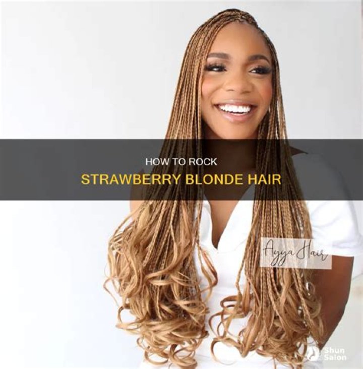 Can I pull off strawberry blonde?