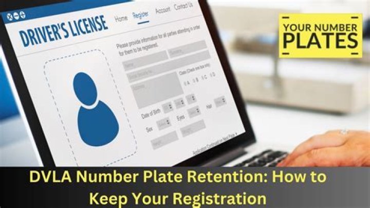 Can I put my car number plate on retention online?