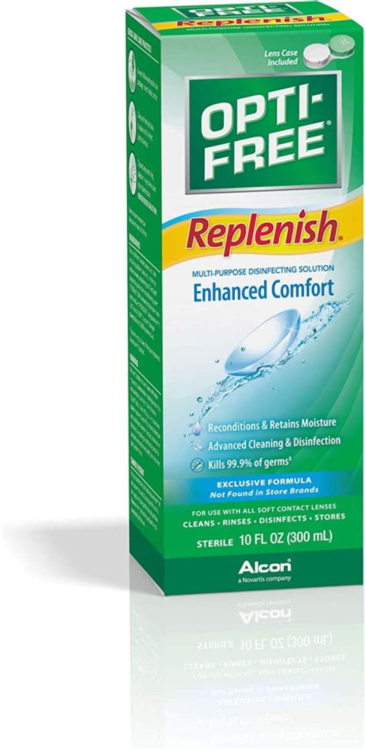 Can I put Opti-Free Replenish in my eyes?