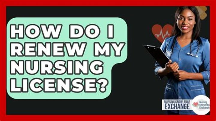 Can I renew my Nursing license online?