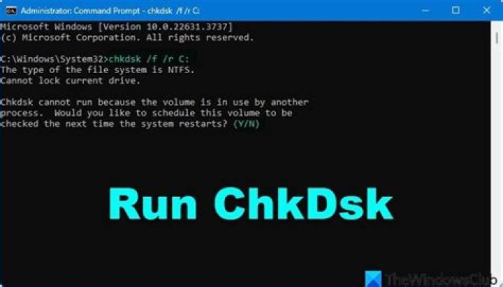 Can I run chkdsk on RAID 5?