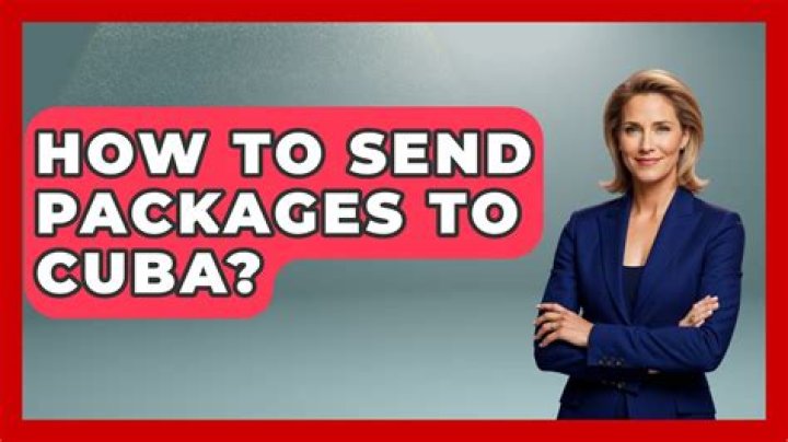 Can I send packages to Cuba?