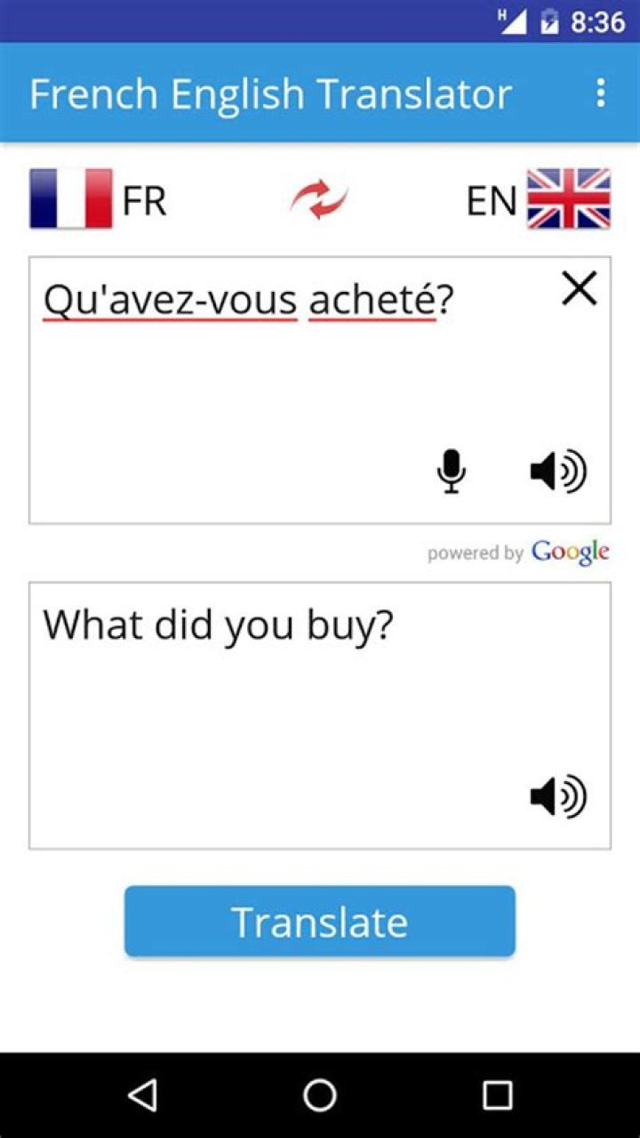 Can I translate a PDF from English to French?