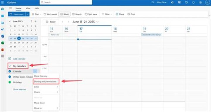 Can I view my Outlook calendar as a list?