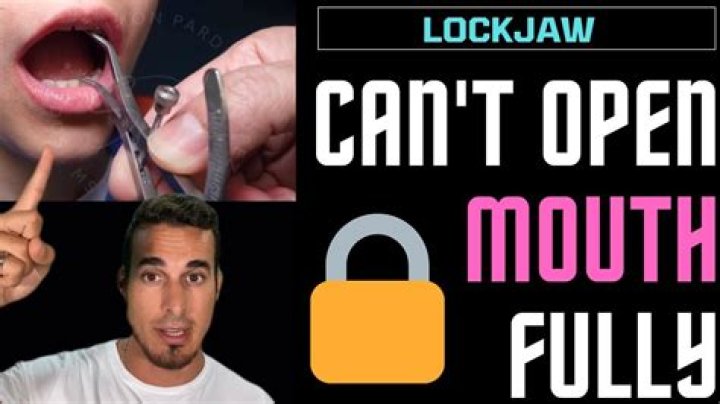 Can lockjaw be cured?