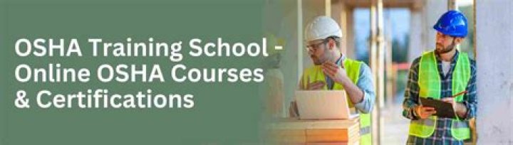 Can OSHA training be done online?