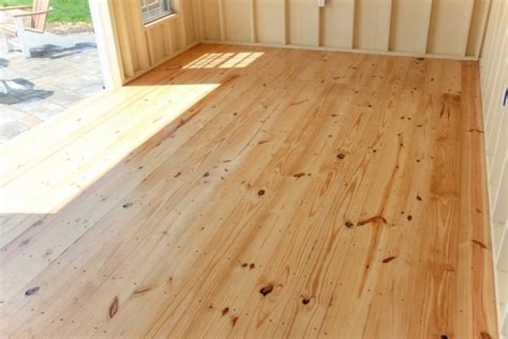 Can pine boards be used for flooring?