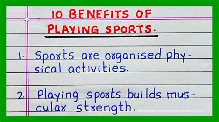 Can playing sports help you get a job?
