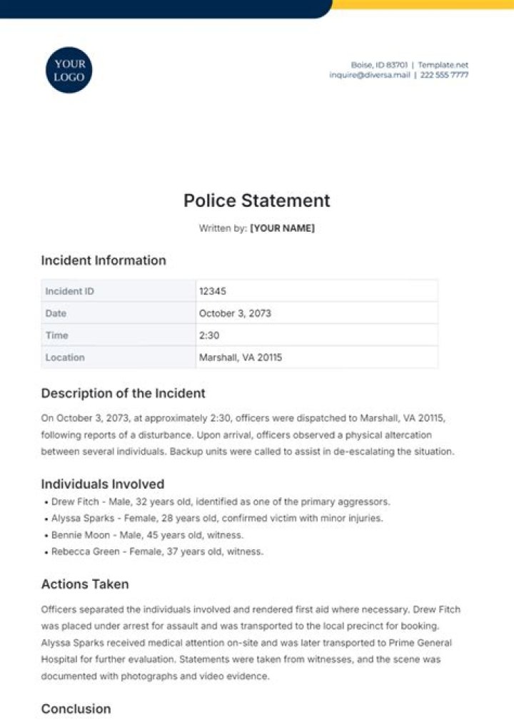 Can police force you to write a statement?