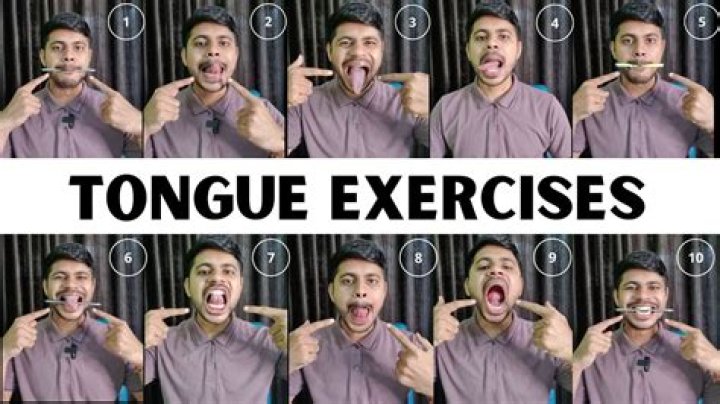 Can tongue exercises improve speech?