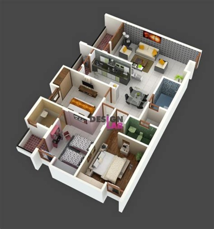 Can we build an apartment in 1200 sq ft?