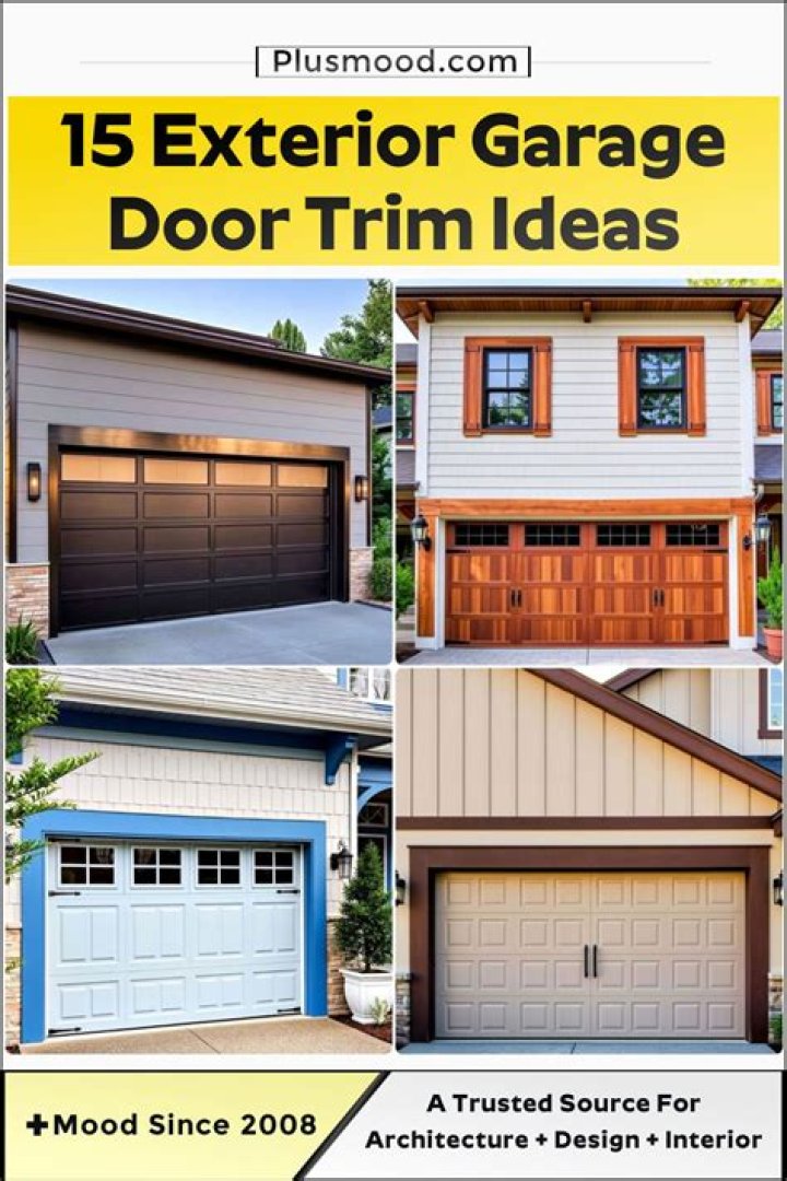 Can you add trim to a garage door?
