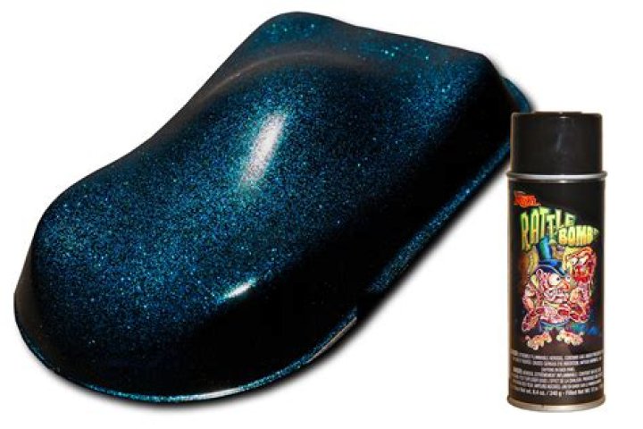 Can you airbrush metal flake?