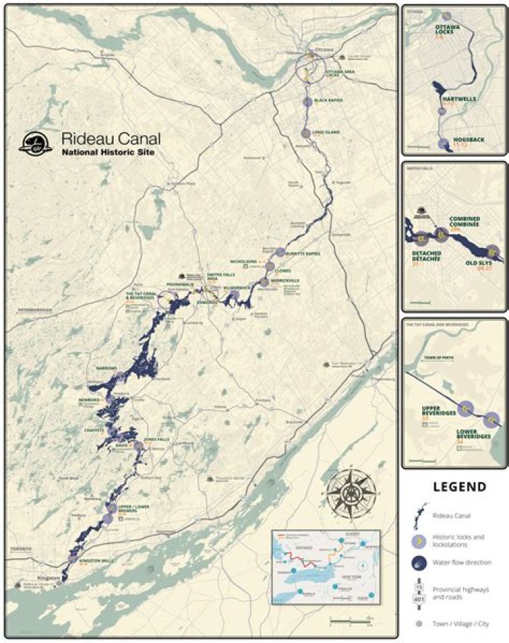 Can you canoe on the Rideau Canal?