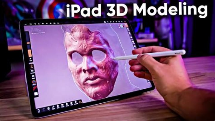 Can you do 3D modeling on iPad pro?