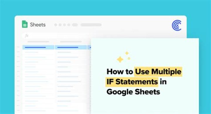 Can you do nested if statements in Google Sheets?