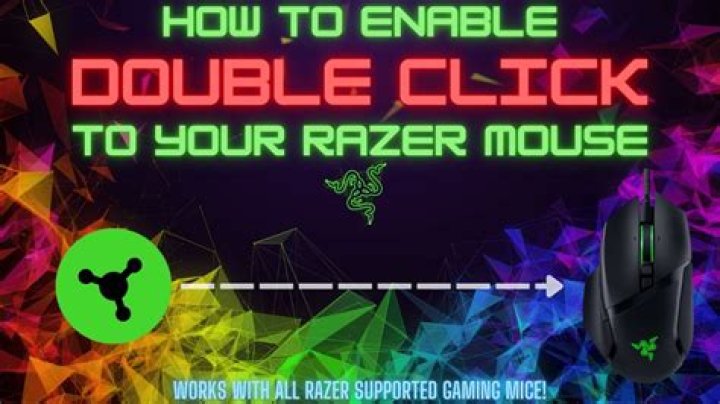 Can you double click on Razer Deathadder?