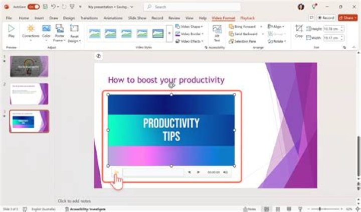 Can you embed a video in PowerPoint 2010?