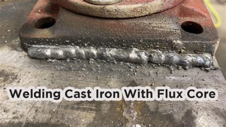 Can you flux weld cast iron?