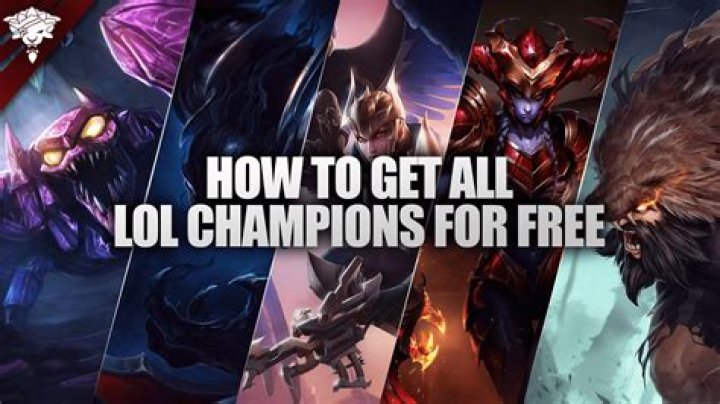 Can you get free champions in League of Legends?