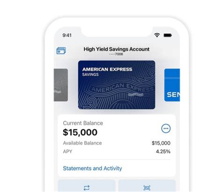 Can you have a savings account with American Express?