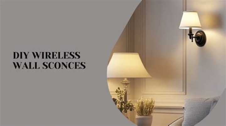 Can you install a wall sconces without wiring?