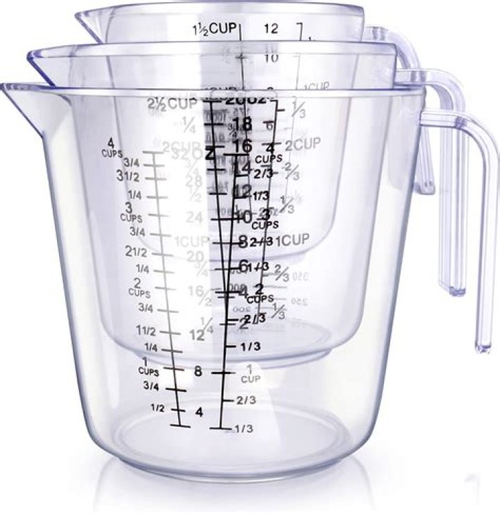 Can you measure solids in a liquid measuring cup?