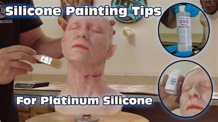 Can you paint silicone with makeup?