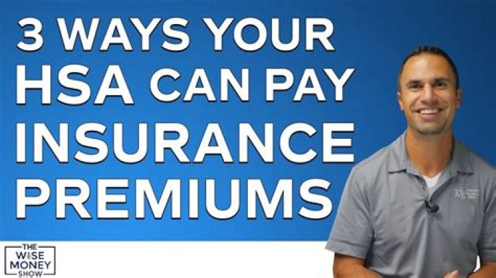 Can you pay insurance premiums with HSA account?